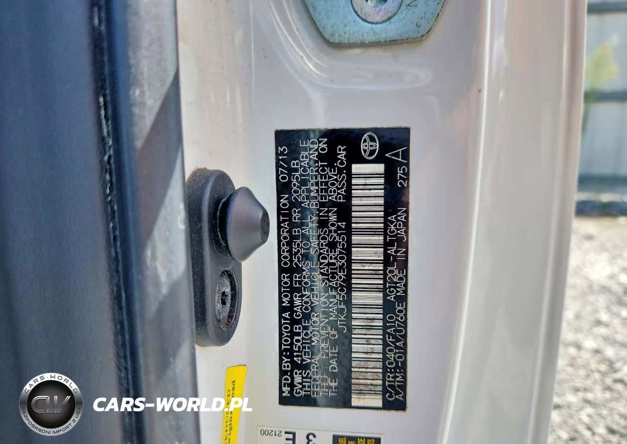 2014 Scion Tc Base VIN:JTKJF5C79E3075514 - 12