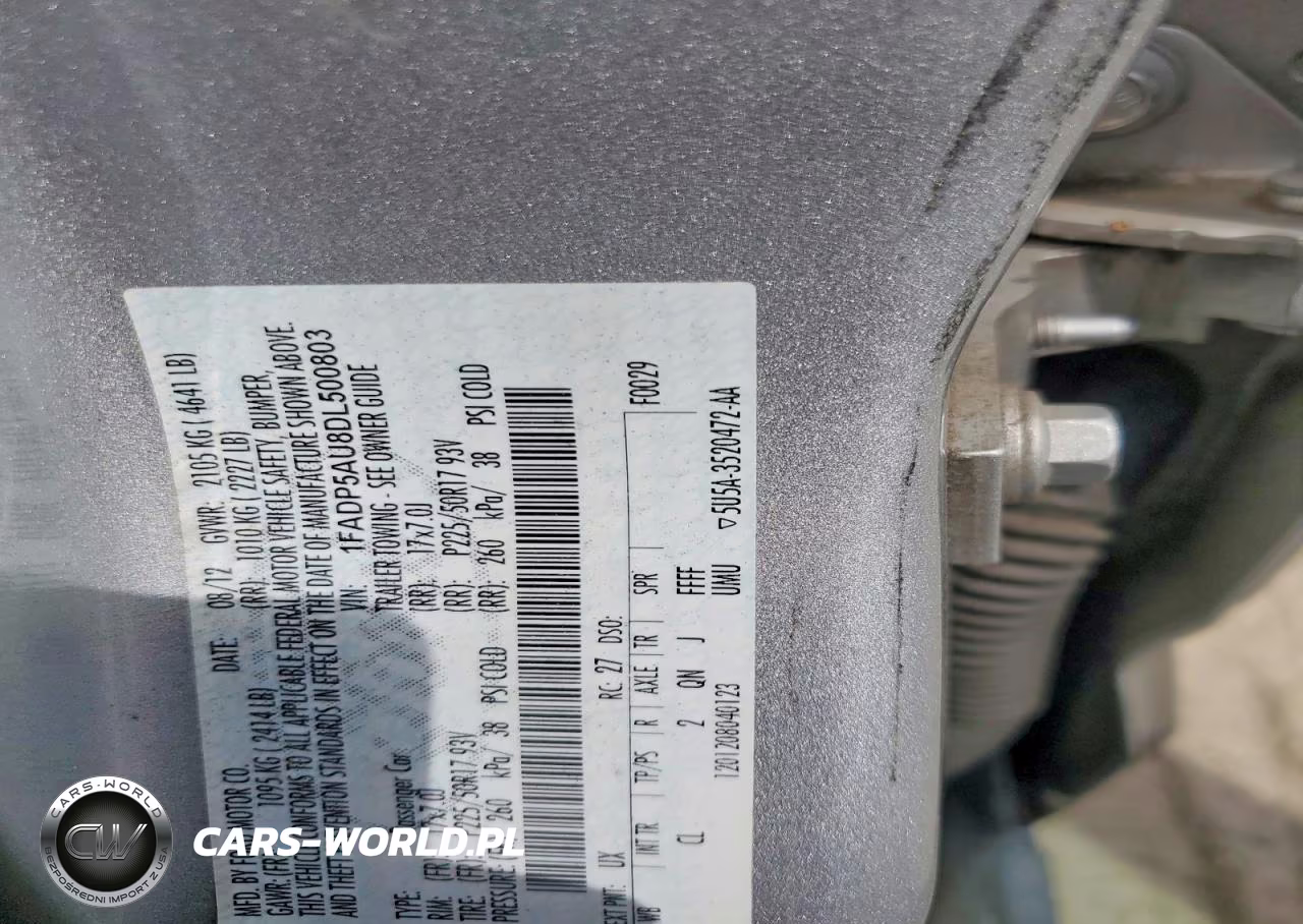 2013 Ford C-Max Se VIN:1FADP5AU8DL500803 - 13