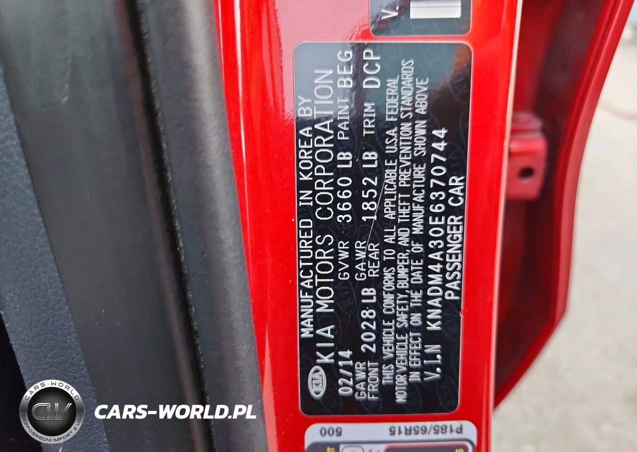 2014 Kia Rio Lx VIN:KNADM4A30E6370744 - 12