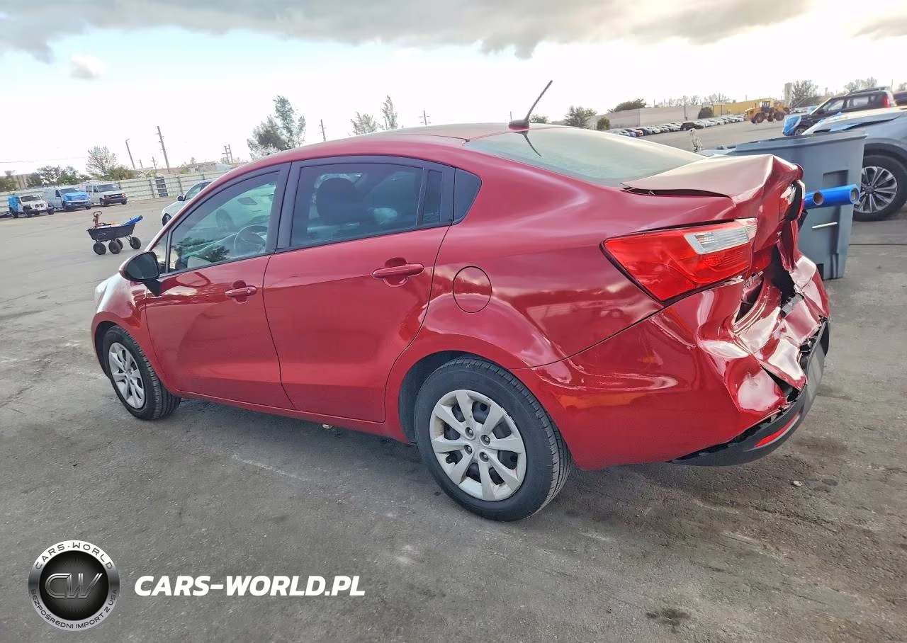 2014 Kia Rio Lx VIN:KNADM4A30E6370744 - 2
