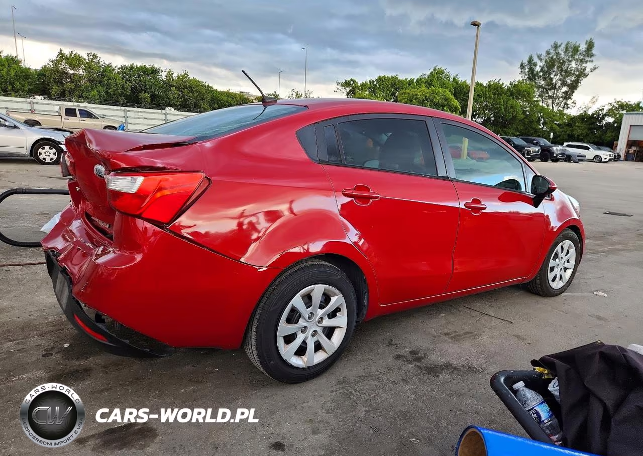 2014 Kia Rio Lx VIN:KNADM4A30E6370744 - 3