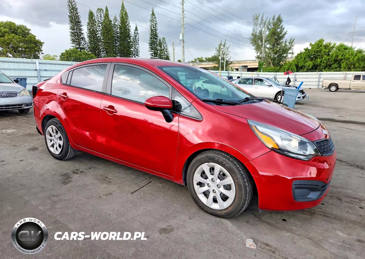 2014 Kia Rio Lx VIN:KNADM4A30E6370744 - 4