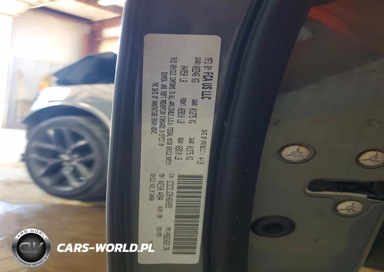 2019 Dodge Challenger Gt VIN:2C3CDZJG3KH624993 - 12
