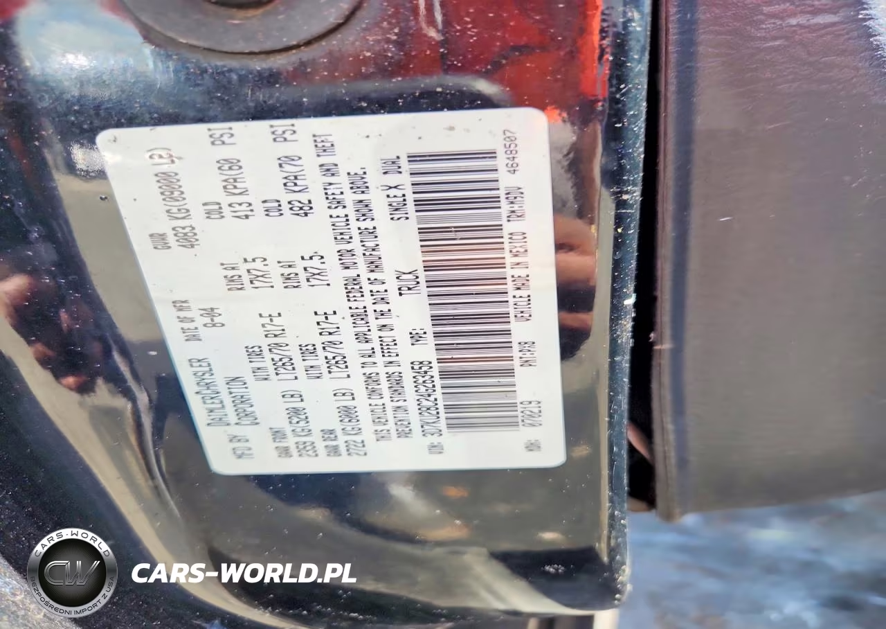 2004 Dodge Ram 2500 St VIN:3D7KU28C24G263458 - 12
