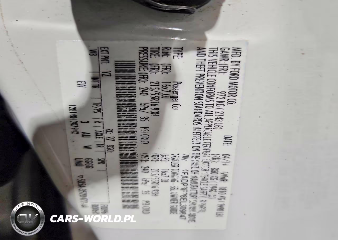 2014 Ford Focus Se VIN:1FADP3F28EL309847 - 12