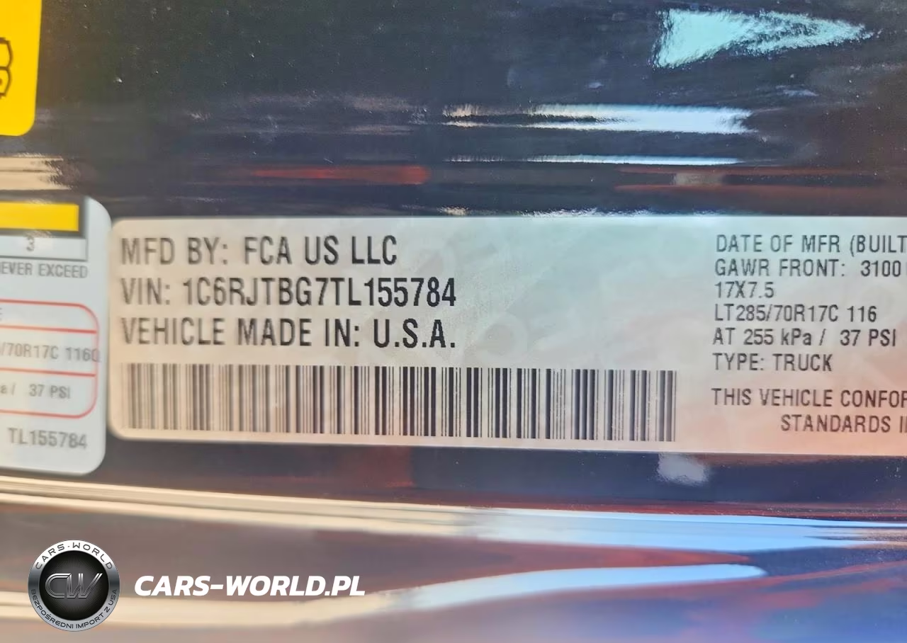 2026 Jeep Gladiator Rubicon VIN:1C6RJTBG7TL155784 - 12