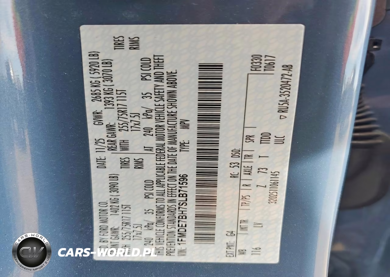 2025 Ford Bronco Big Bend VIN:1FMDE7BH7SLB71596 - 12
