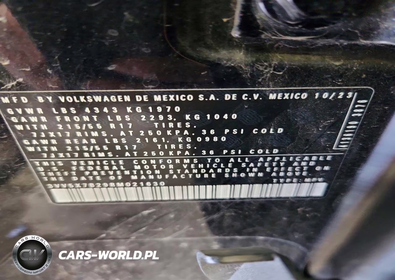 2024 Volkswagen Taos S VIN:3VV5X7B29RM021630 - 14