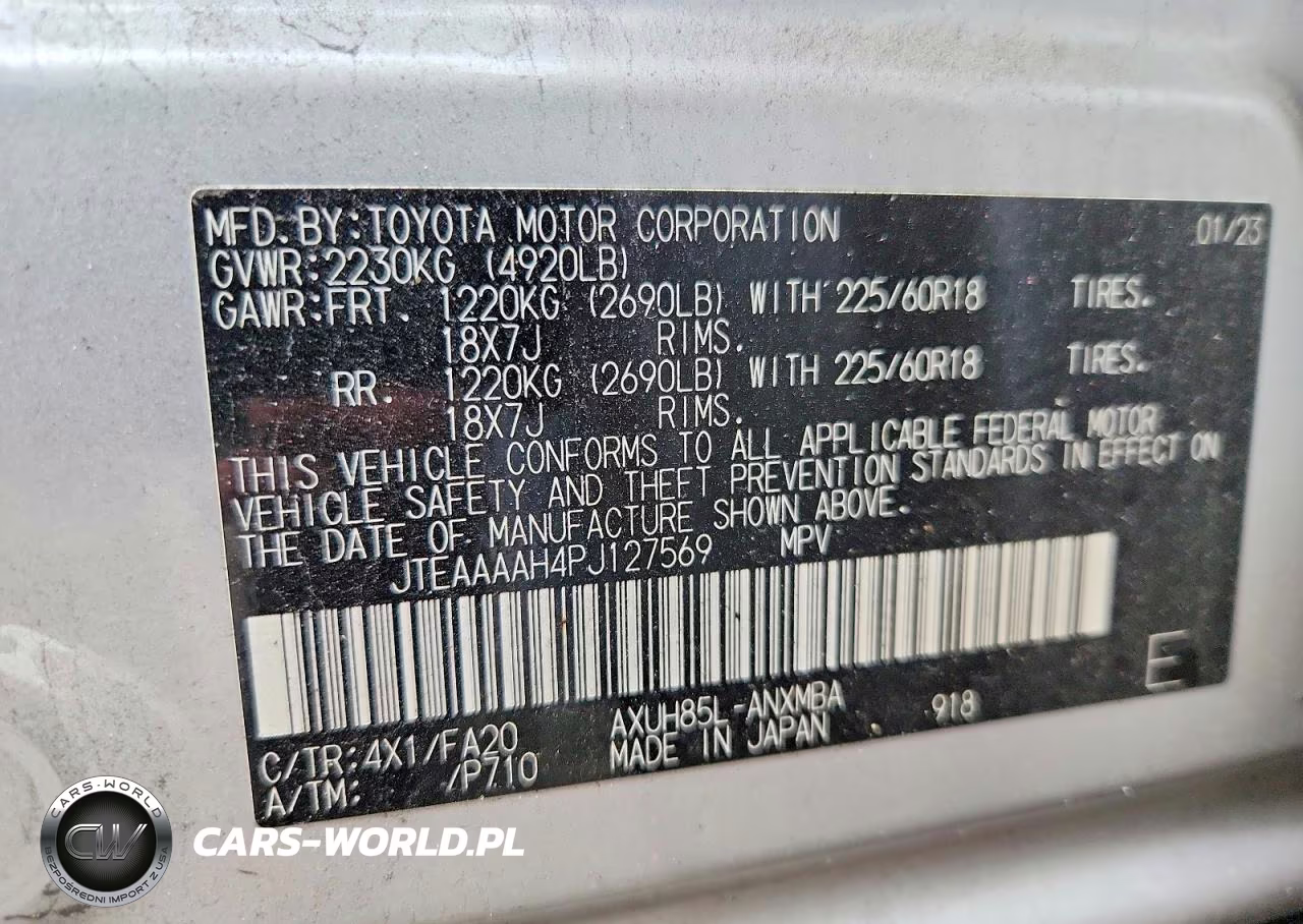 2023 Toyota Venza Le VIN:JTEAAAAH4PJ127569 - 13