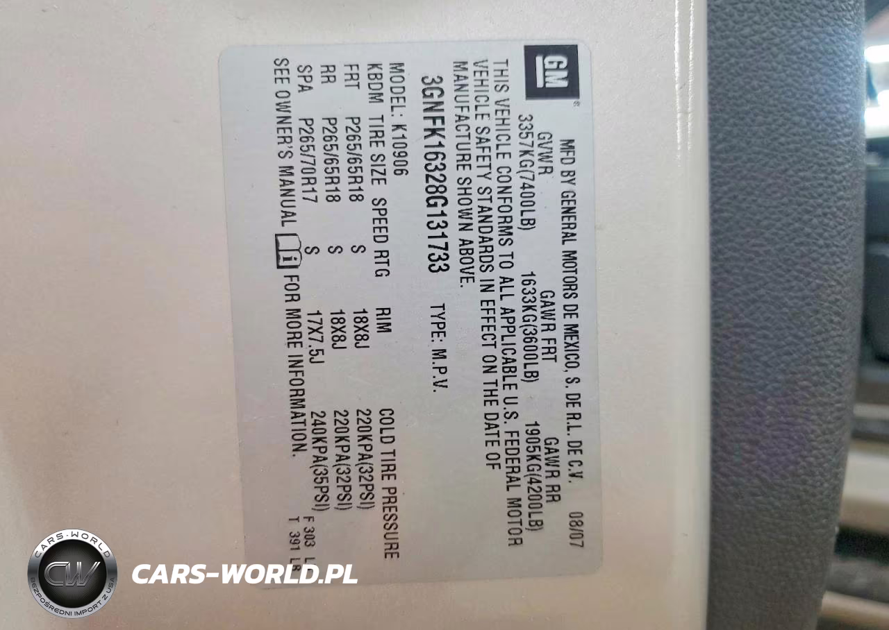 2008 Chevrolet Suburban K1500 Ls VIN:3GNFK16328G131733 - 13