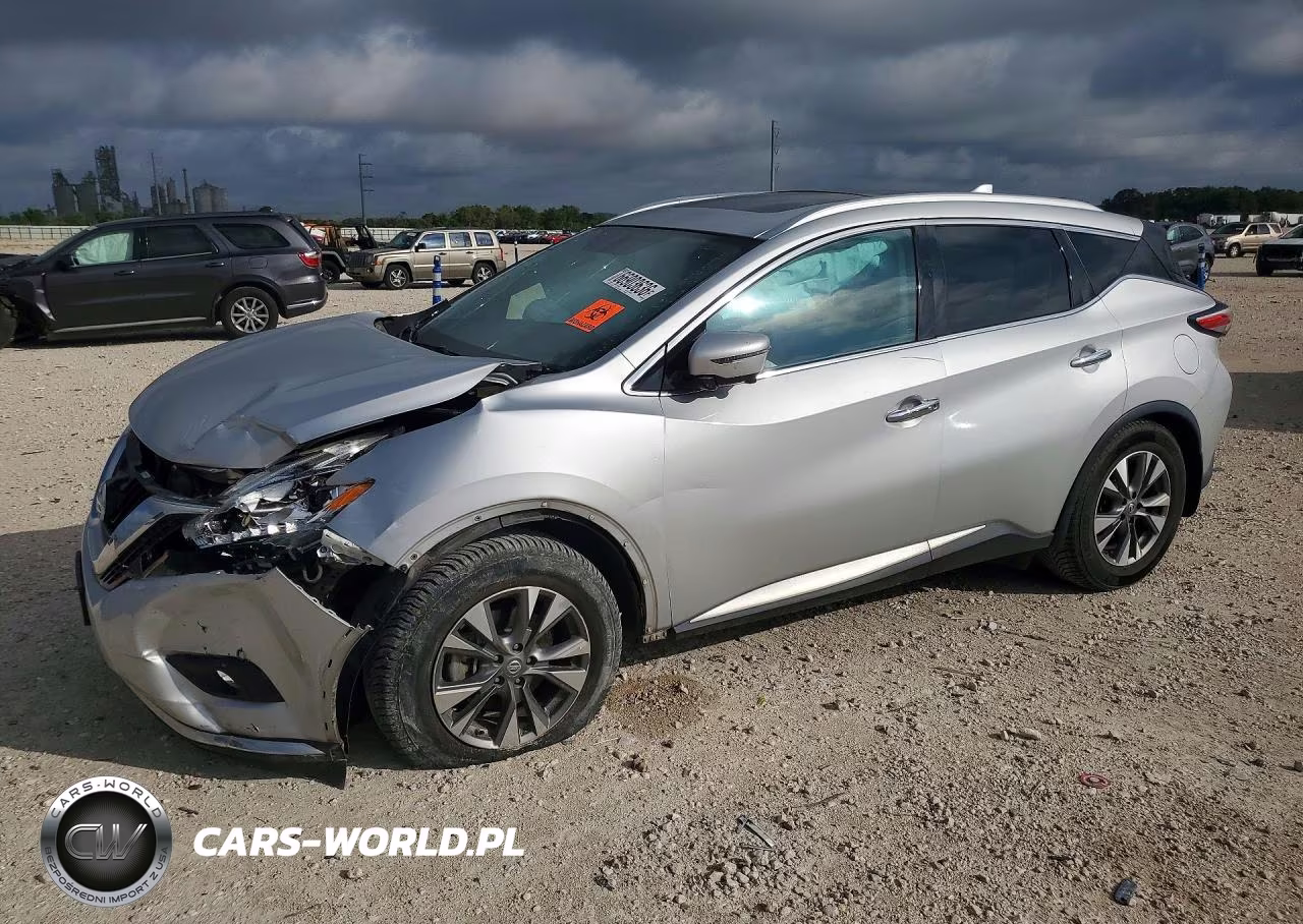 2017 Nissan Murano Sl VIN:5N1AZ2MG0HN166218 - 1