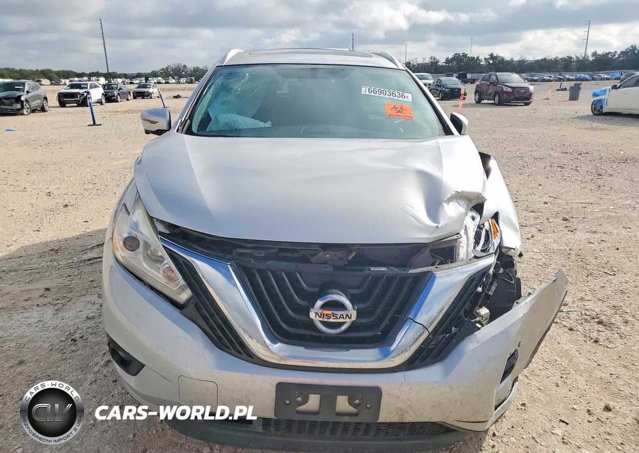 2017 Nissan Murano Sl VIN:5N1AZ2MG0HN166218 - 5