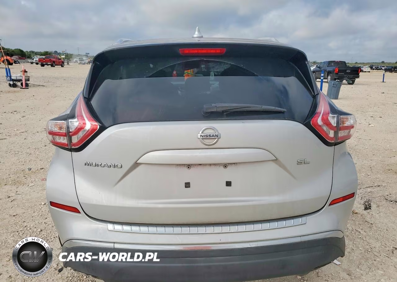 2017 Nissan Murano Sl VIN:5N1AZ2MG0HN166218 - 6