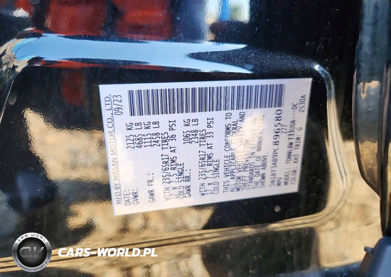 2023 Nissan Rogue S VIN:5N1BT3AB9PC896580 - 13
