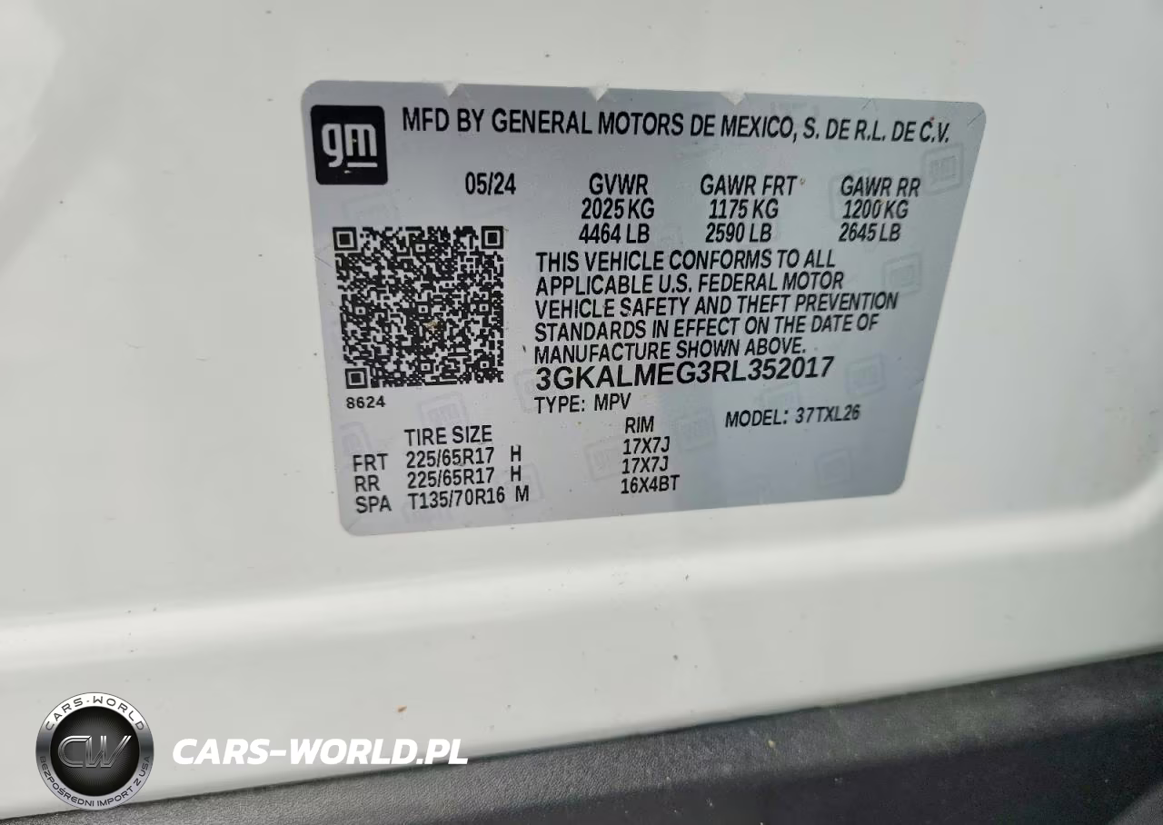 2024 GMC Terrain Sle VIN:3GKALMEG3RL352017 - 12