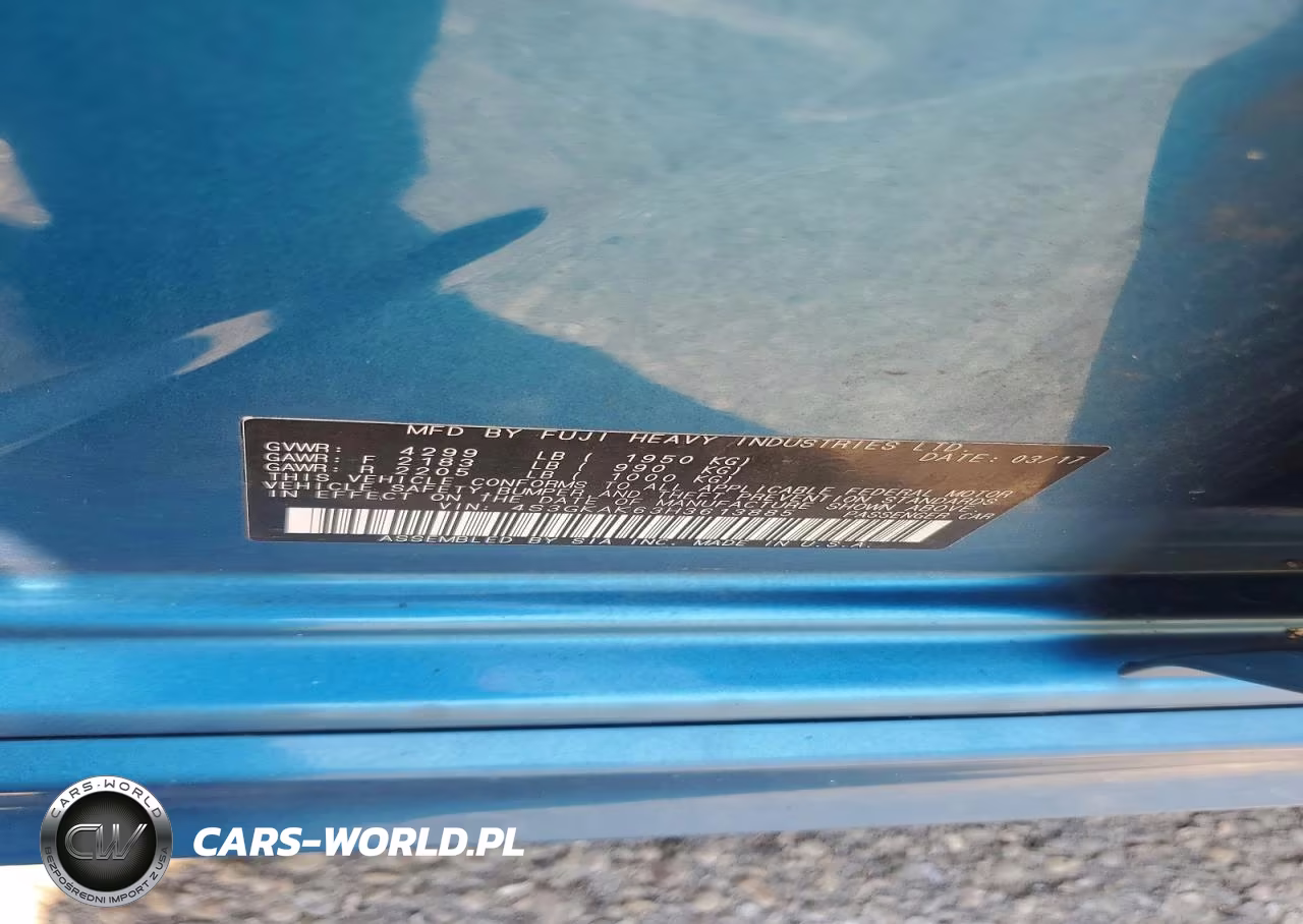 2017 Subaru Impreza Sport VIN:4S3GKAK63H3613885 - 12