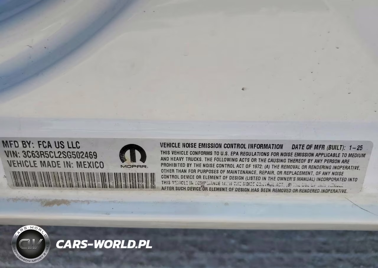 2025 Ram 2500 Tradesman 4X4 6'4 Box VIN:3C63R5CL2SG502469 - 12