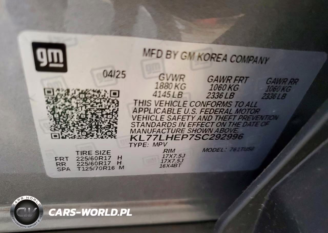 2025 Chevrolet Trax 1Lt VIN:KL77LHEP7SC292996 - 13