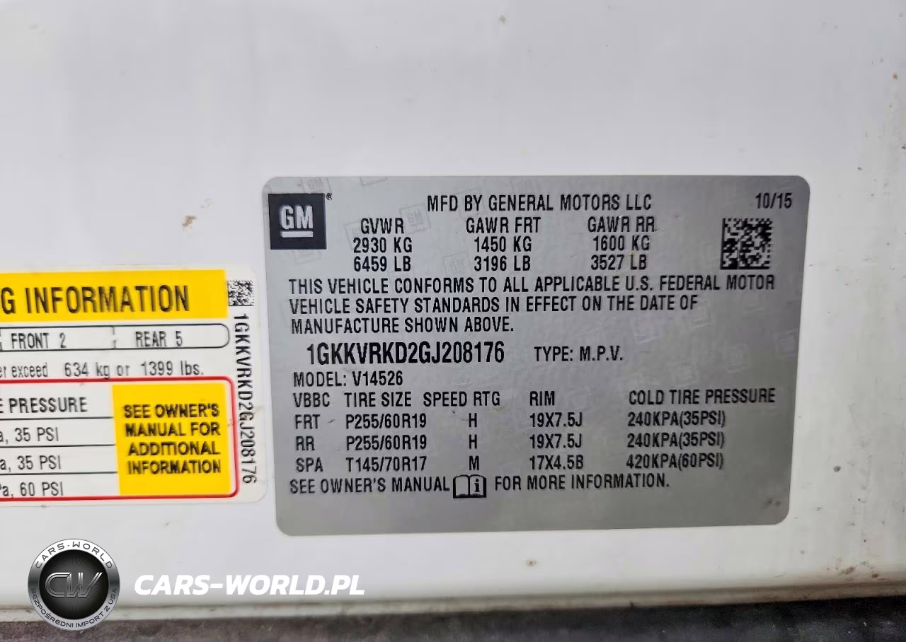 2016 GMC Acadia Slt-1 VIN:1GKKVRKD2GJ208176 - 13