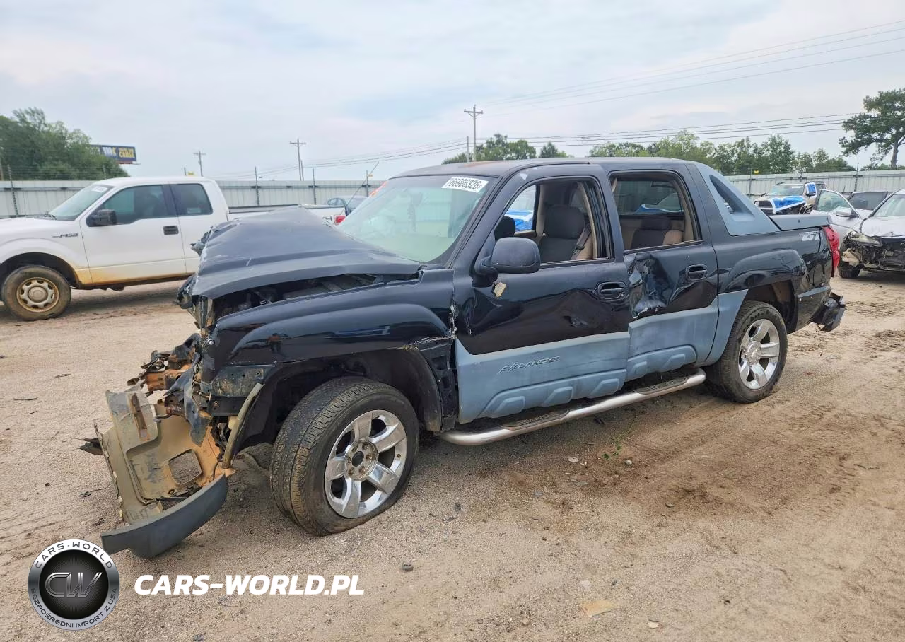 2002 Chevrolet Avalanche K1500 VIN:3GNEK13T82G236882 - 1