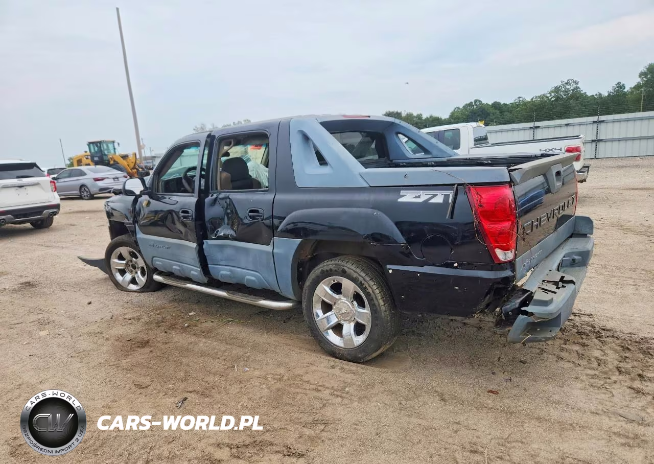 2002 Chevrolet Avalanche K1500 VIN:3GNEK13T82G236882 - 2