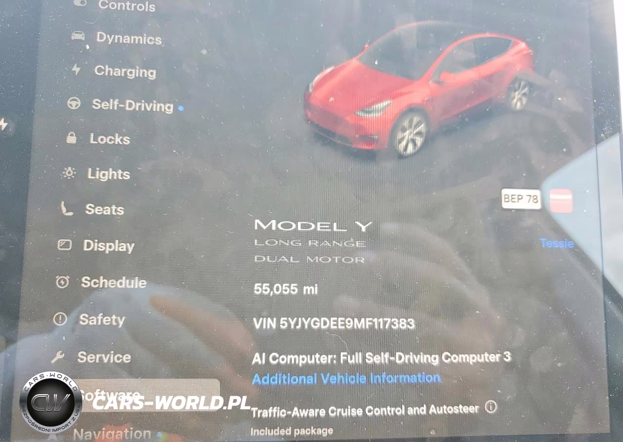 2021 Tesla Model Y VIN:5YJYGDEE9MF117383 - 9