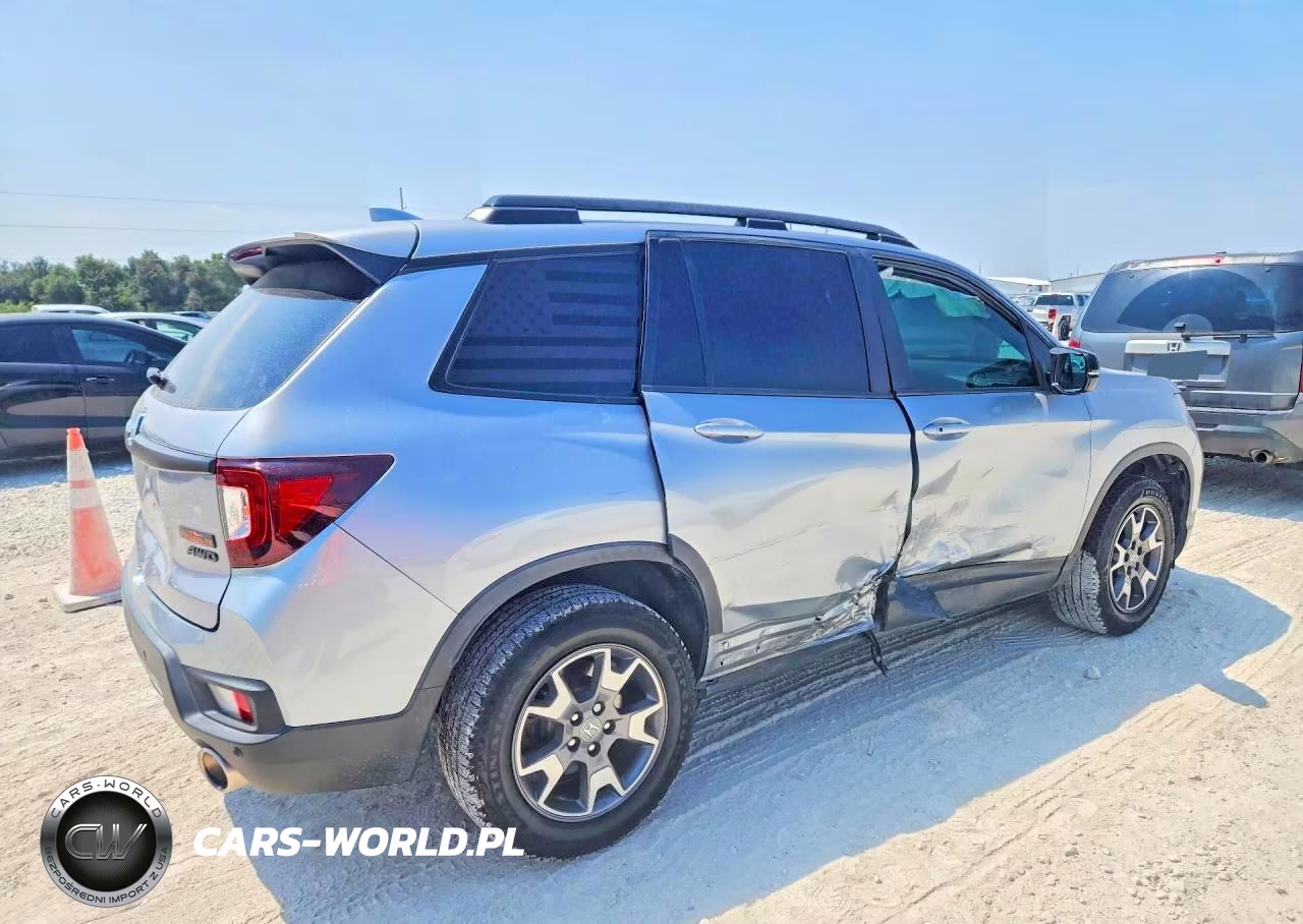 2022 Honda Passport Trail Sport VIN:5FNYF8H66NB002448 - 3