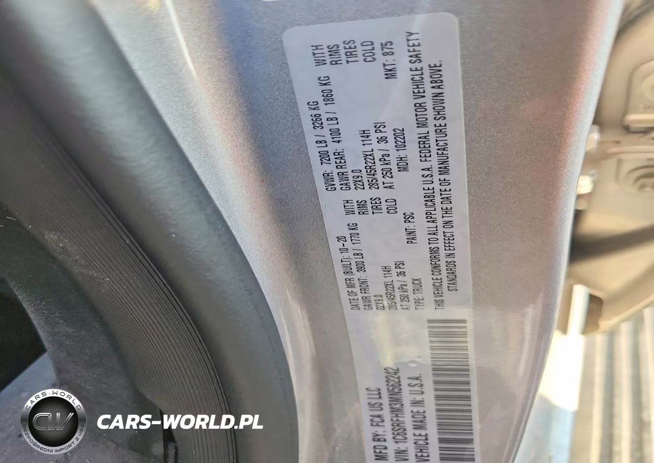 2021 Ram 1500 Limited VIN:1C6SRFHM3MN562242 - 13