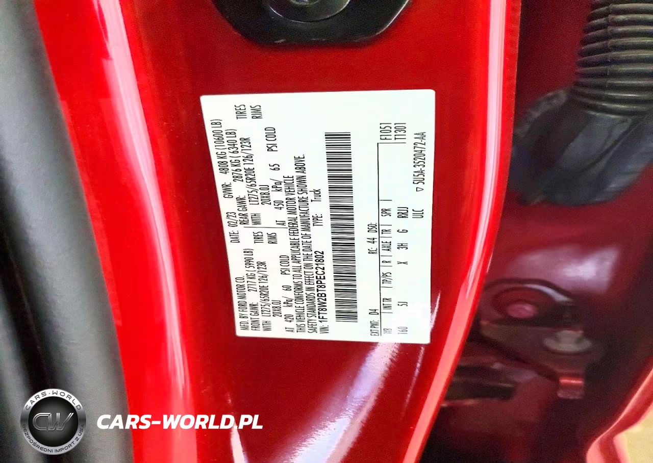 2023 Ford F250 Super Duty VIN:1FT8W2BT8PEC21802 - 12