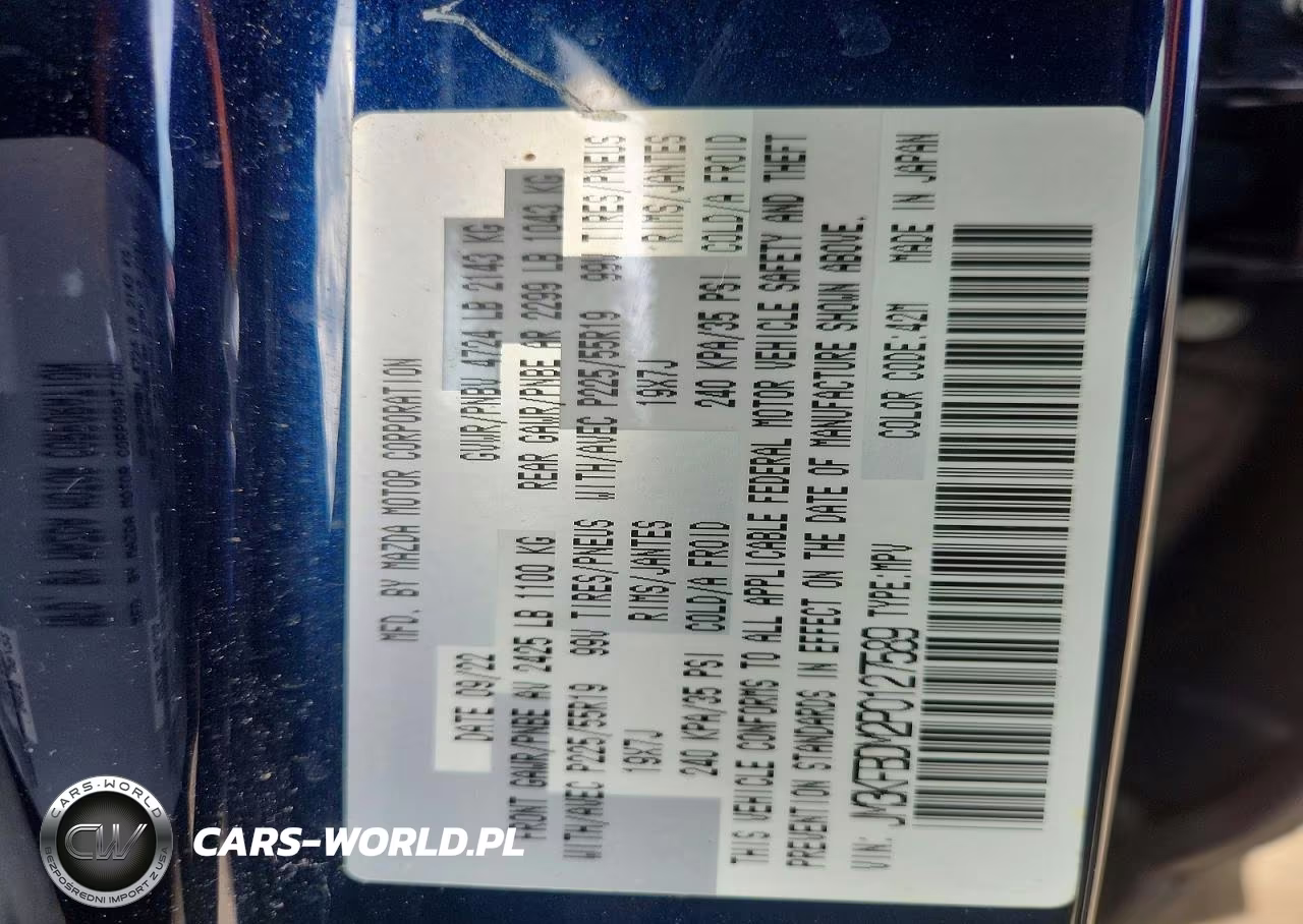 2023 Mazda Cx-5 Premium VIN:JM3KFBDM2P0127589 - 14