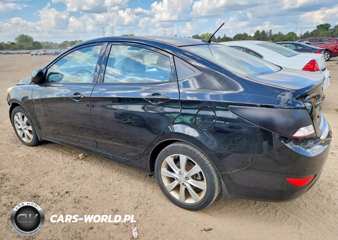 2014 Hyundai Accent Gls VIN:KMHCU4AE4EU603161 - 2