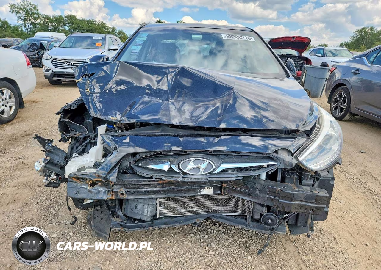 2014 Hyundai Accent Gls VIN:KMHCU4AE4EU603161 - 5