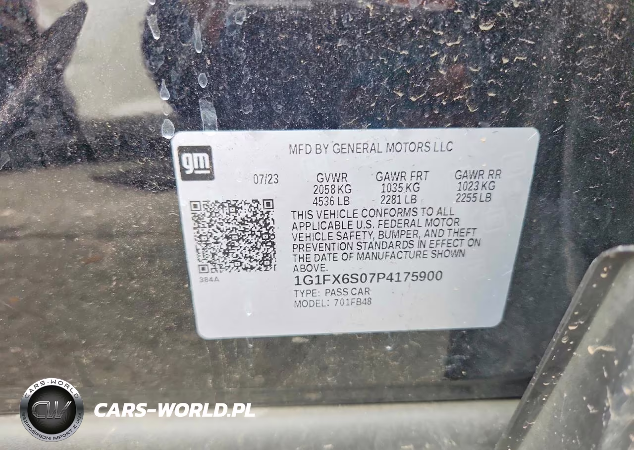 2023 Chevrolet Bolt Ev 2Lt VIN:1G1FX6S07P4175900 - 12