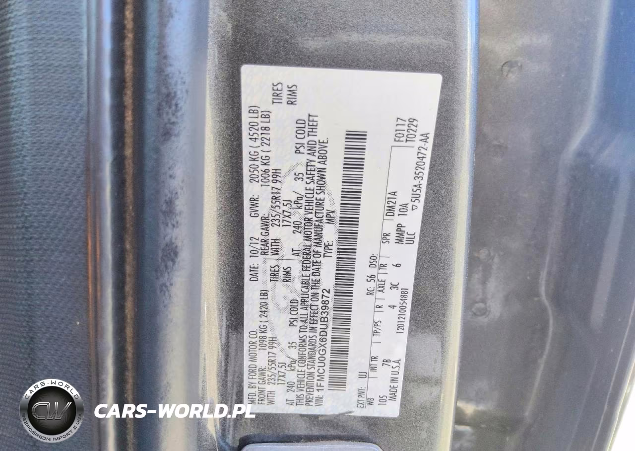 2013 Ford Escape Se VIN:1FMCU0GX6DUB39872 - 11