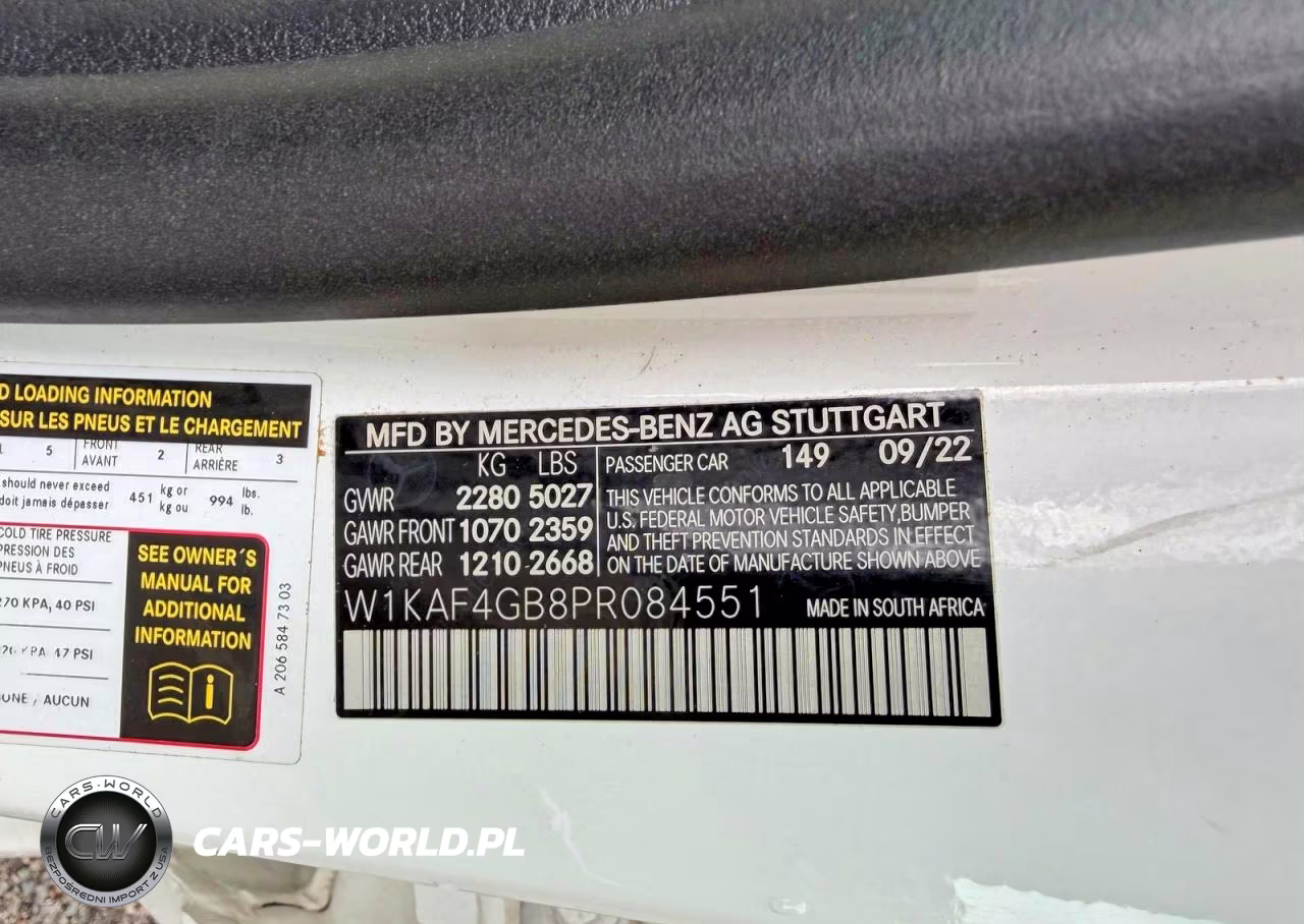 2023 Mercedes-Benz C 300 VIN:W1KAF4GB8PR084551 - 10