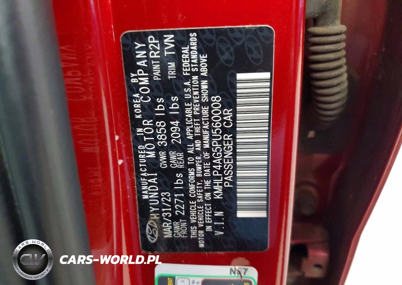 2023 Hyundai Elantra Limited VIN:KMHLP4AG5PU560008 - 12