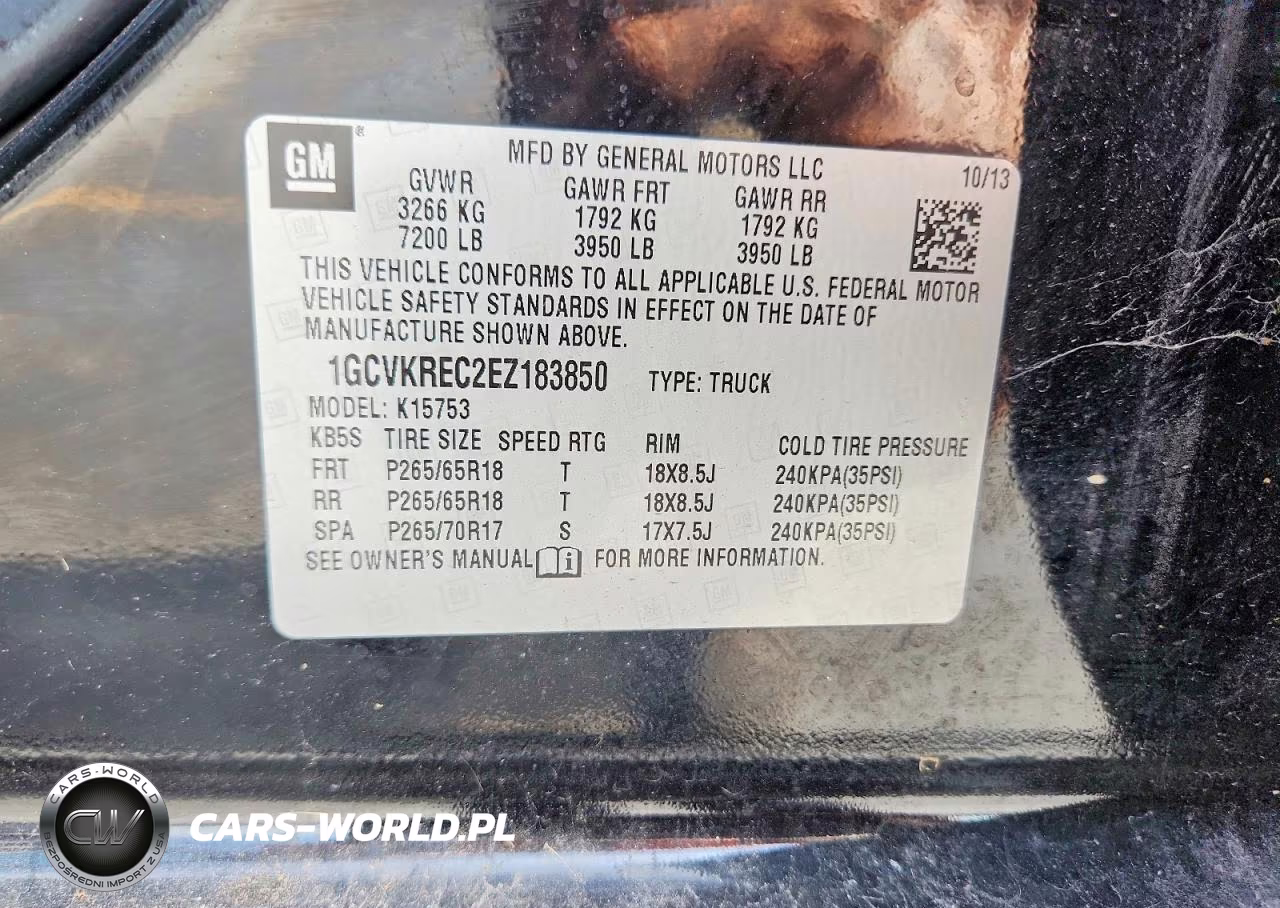 2014 Chevrolet Silverado K1500 Lt VIN:1GCVKREC2EZ183850 - 12