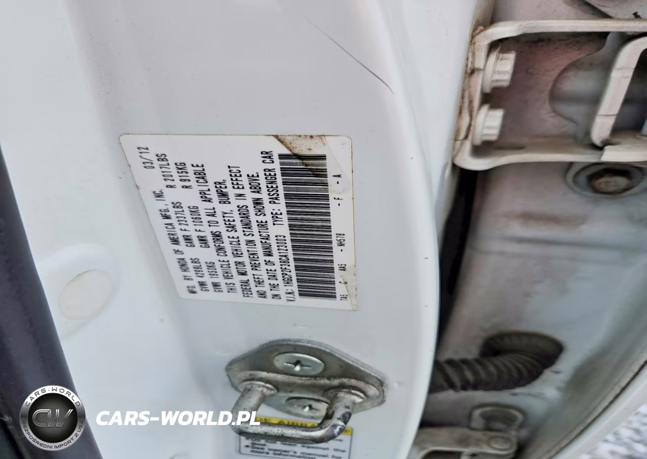 2012 Honda Accord Lx VIN:1HGCP2F38CA123003 - 12