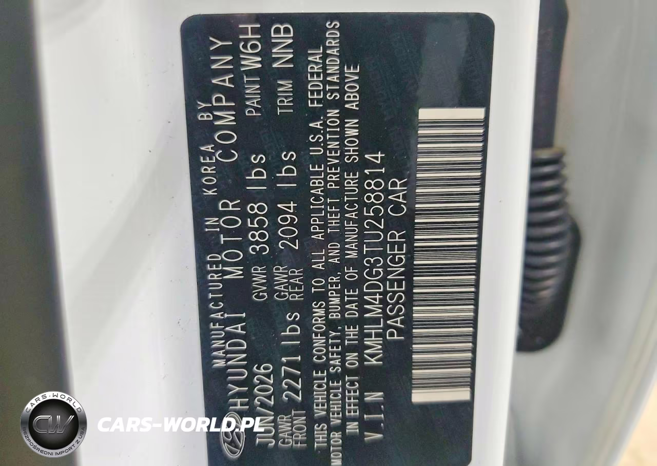 2026 Hyundai Elantra Sel Sport VIN:KMHLM4DG3TU258814 - 12