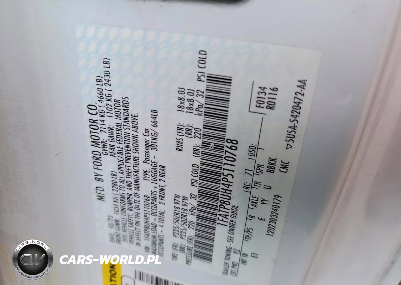 2023 Ford Mustang VIN:1FATP8UH4P5110768 - 13