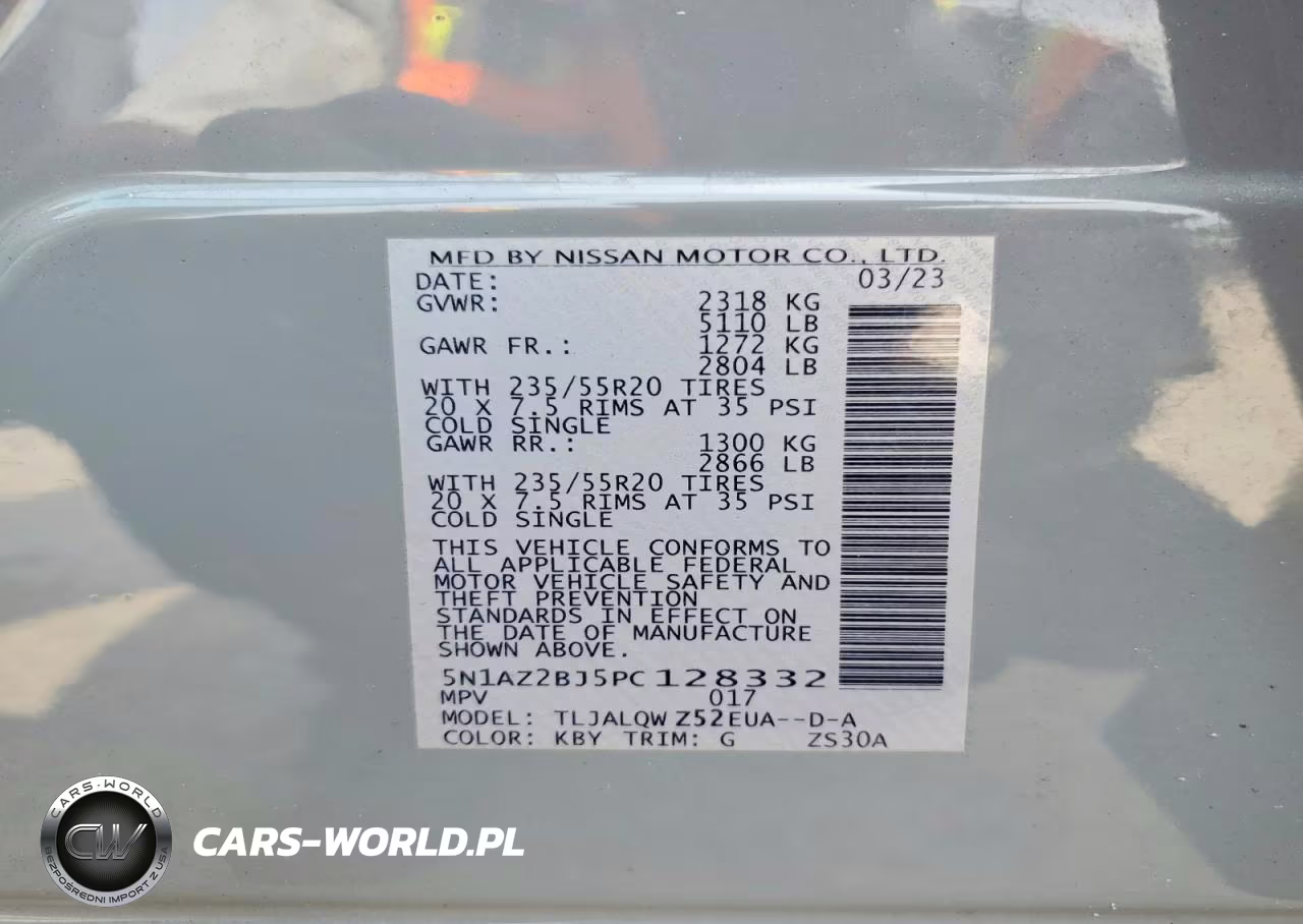 2023 Nissan Murano Sv VIN:5N1AZ2BJ5PC128332 - 14