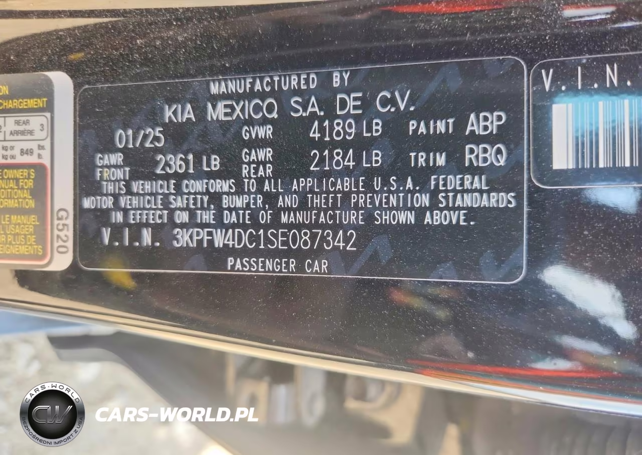 2025 Kia K4 Gt-Line Turbo VIN:3KPFW4DC1SE087342 - 13