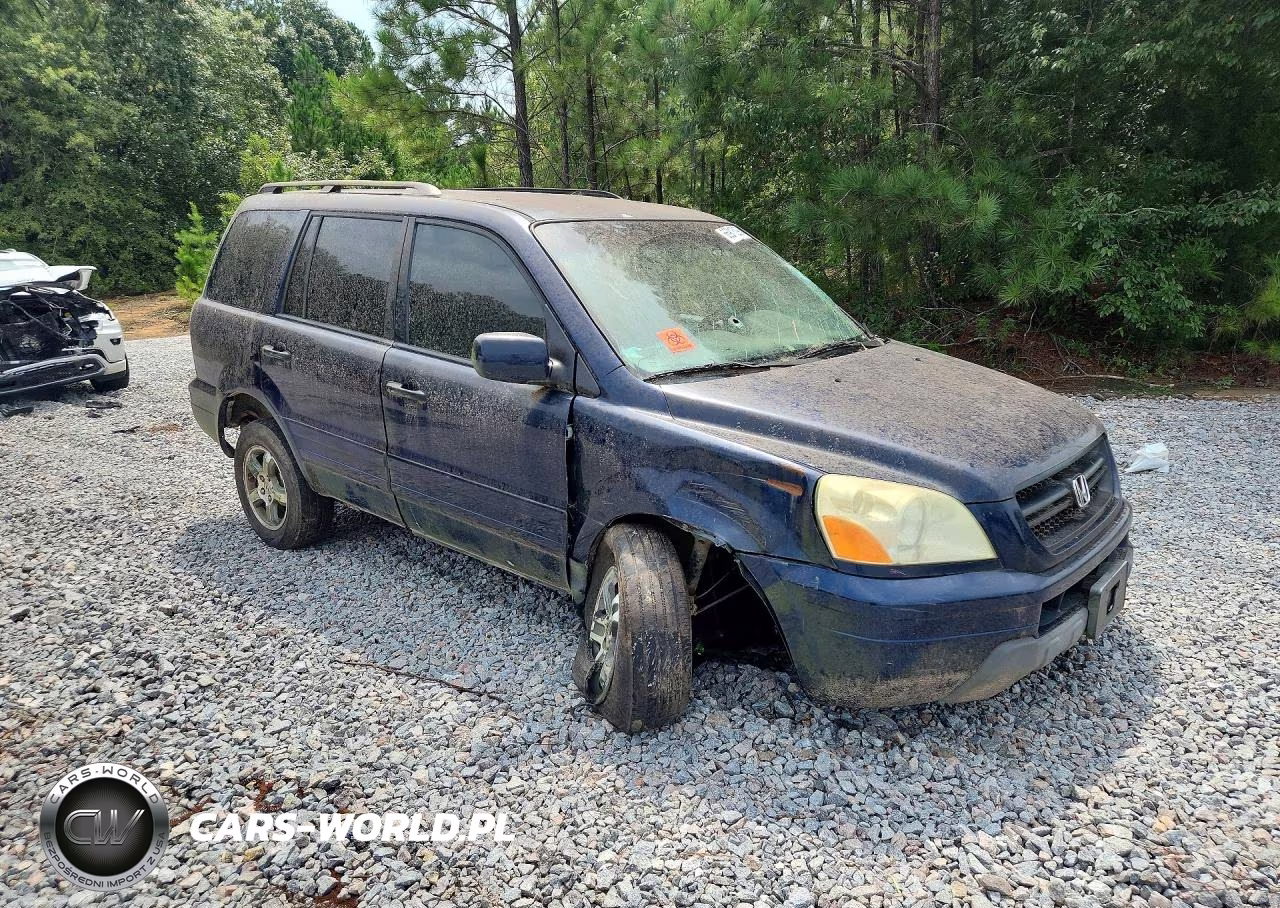 2004 Honda Pilot Ex VIN:2HKYF18434H548422 - 4