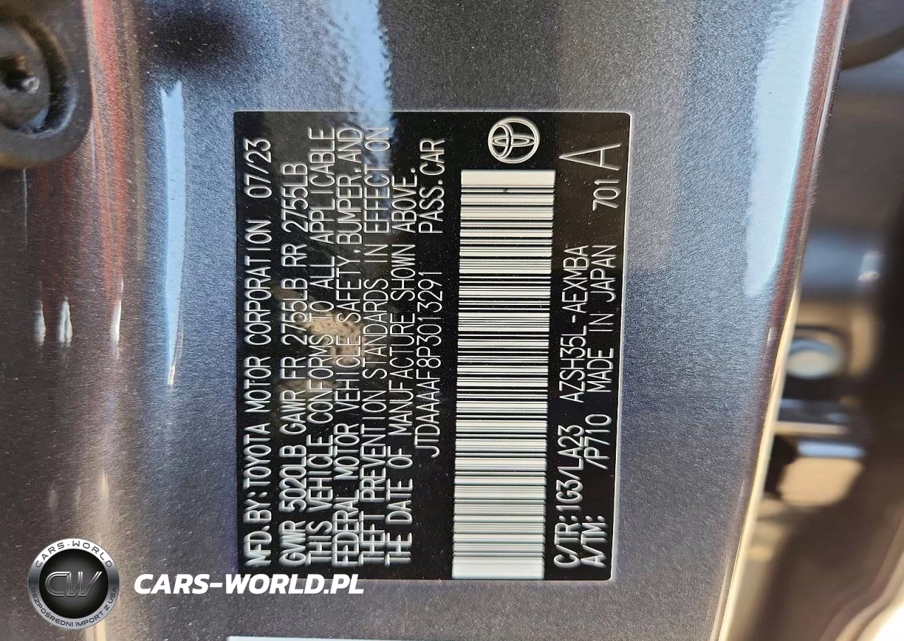 2023 Toyota Crown Limited VIN:JTDAAAAF8P3013291 - 12