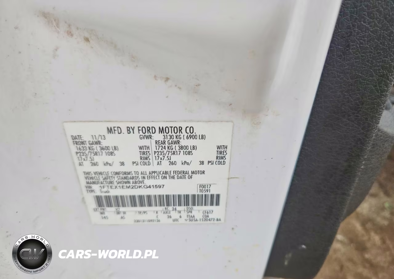 2013 Ford F150 Super Cab VIN:1FTEX1EM2DKG41597 - 12