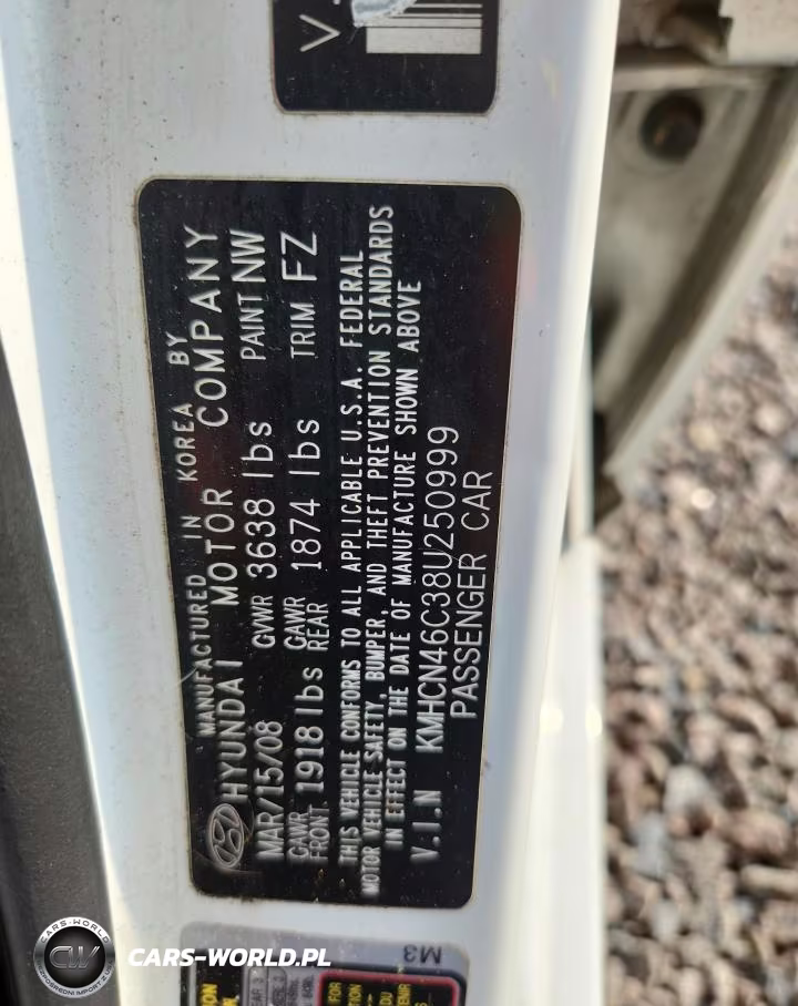 2008 Hyundai Accent Gls VIN:KMHCN46C38U250999 - 12