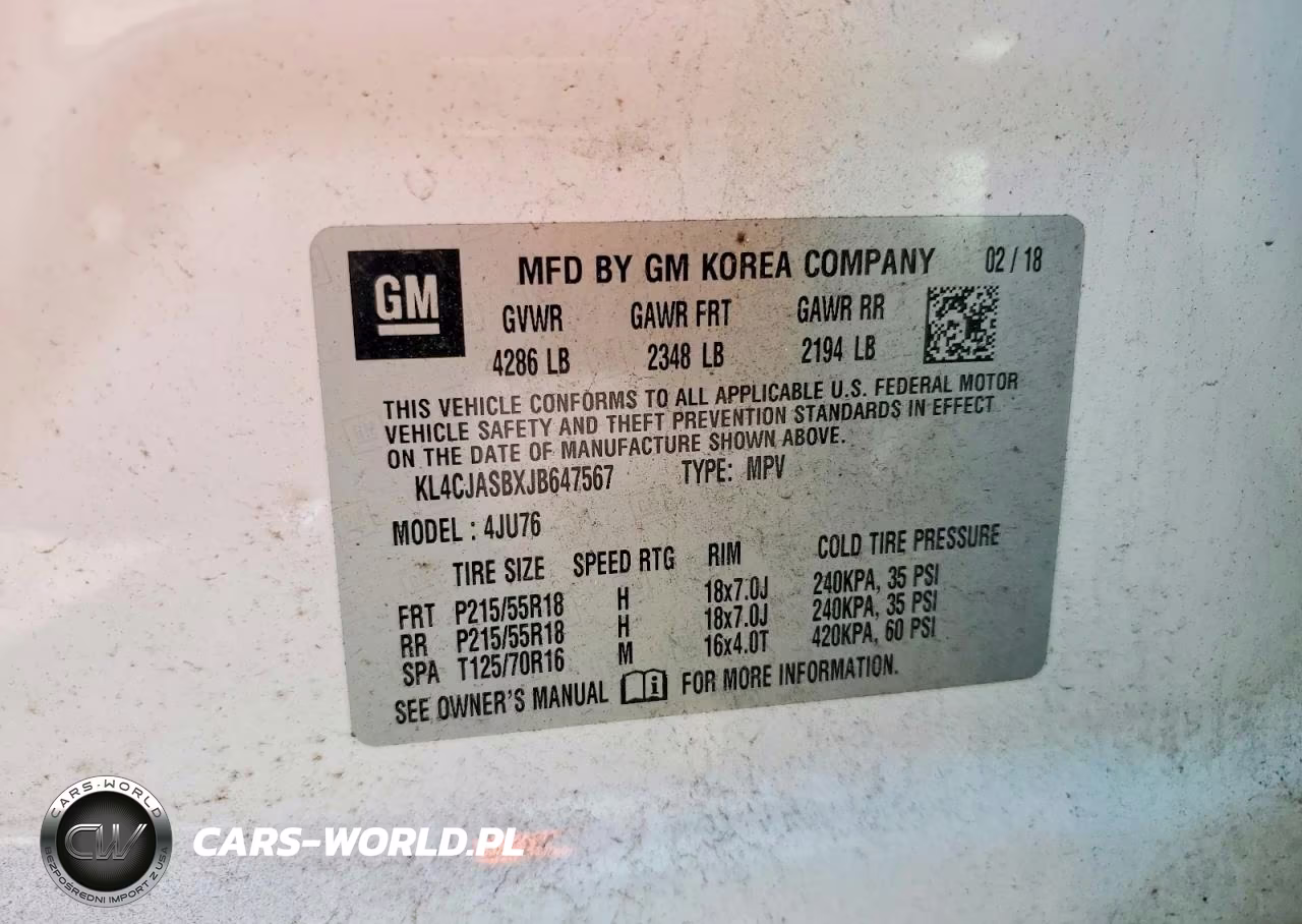 2018 Buick Encore Preferred VIN:KL4CJASBXJB647567 - 13