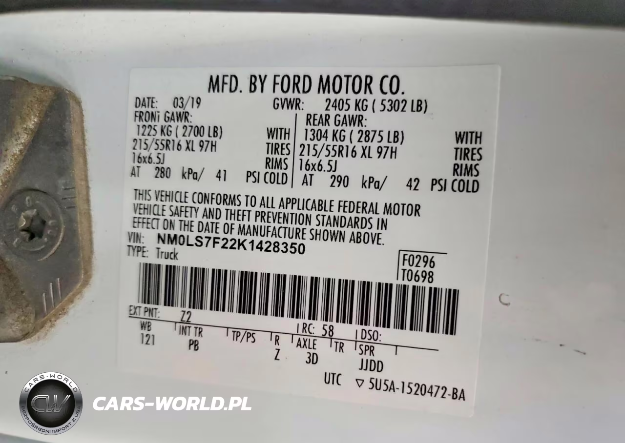 2019 Ford Transit Connect Xlt Delivery Van VIN:NM0LS7F22K1428350 - 14