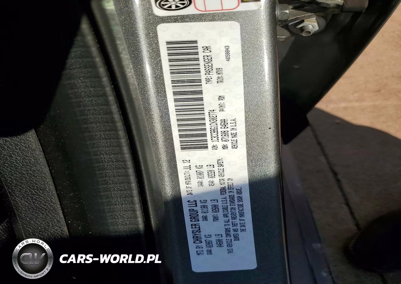 2012 Chrysler 200 Touring VIN:1C3CCBBG1CN302774 - 13