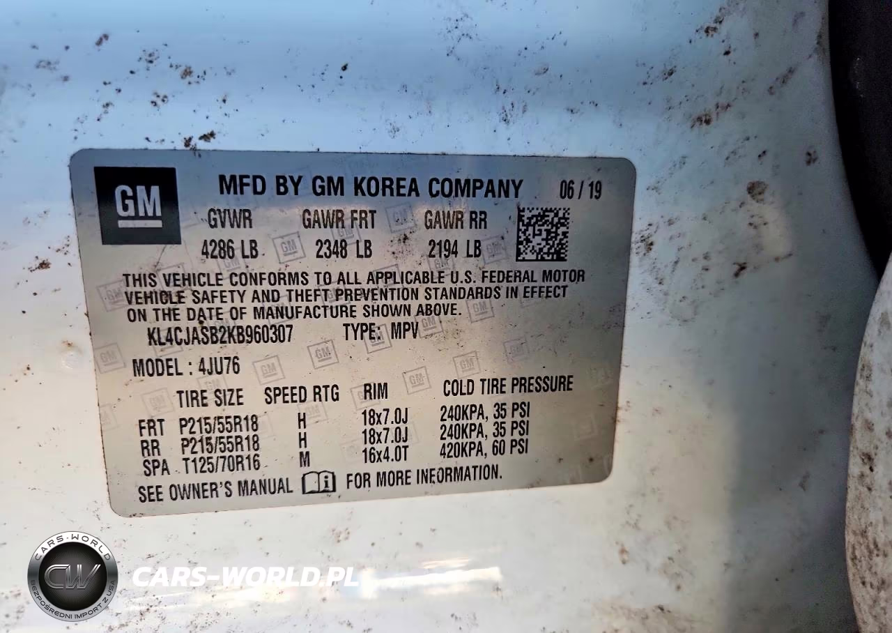 2019 Buick Encore Preferred VIN:KL4CJASB2KB960307 - 13